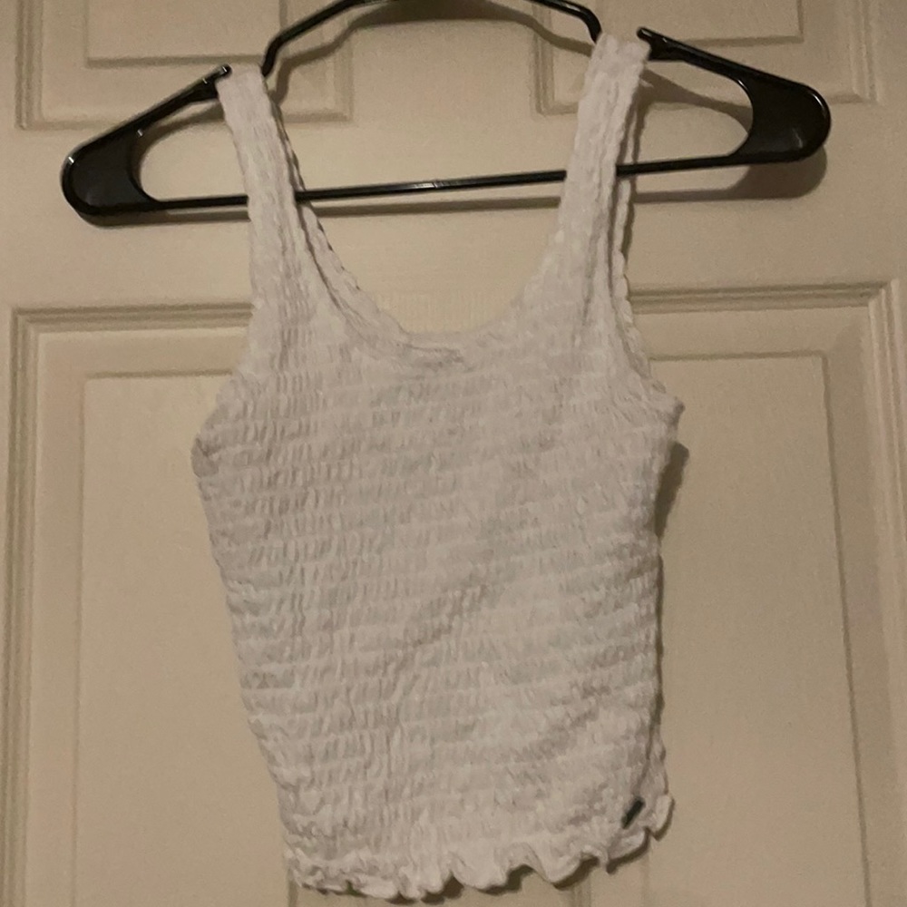 Hollister white tank - size small